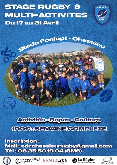 STAGE RUGBY & MULTI-ACTIVITES AVRIL 2023
