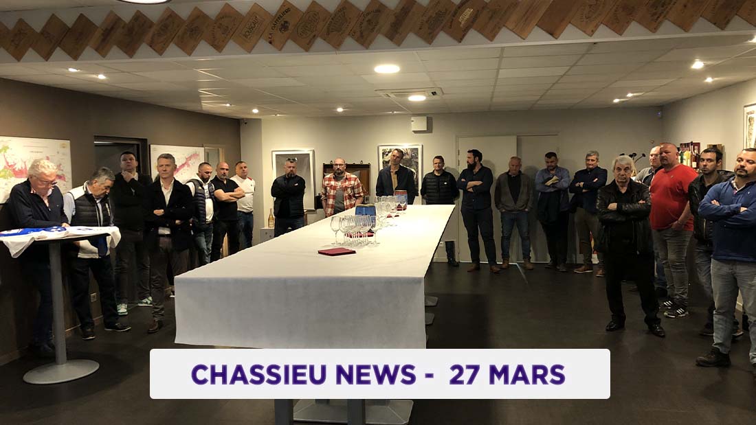 CHASSIEU NEWS – 27 MARS
