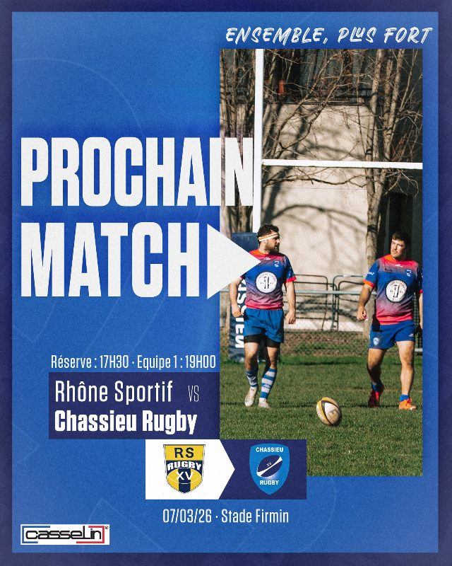 DEPLACEMENT AU RHONE SPORTIF POUR NOS SENIORS