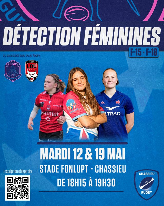 DÉTECTION RUGBY FÉMININ A CHASSIEU